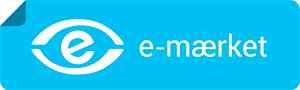 e-mærket logo badge