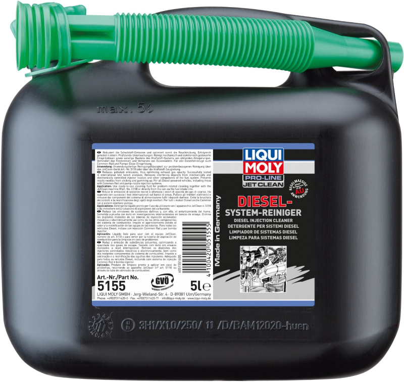 Billede af Diesel system rens 5l, Liqui Moly, til rensning af brændstofsystemet