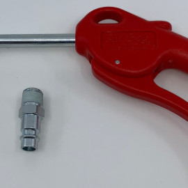 Cykelpumpe til kompressor + koblingsnippel fra Jwl - Tilbudspakke