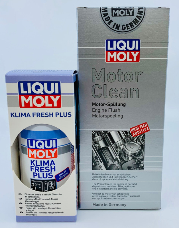 Motor & kabine rense pakke, består af 2 produkter, begge fra Liqui Moly