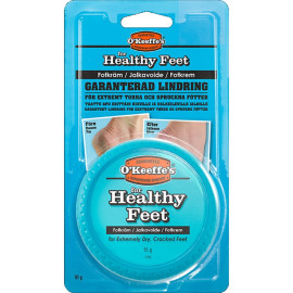 Healthy Feet, fodcreme i 91g i krukke fra O'Keeffe's