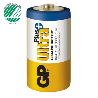 14AU / LR14 / C Alkaline batteri fra GP model Ultra Plus