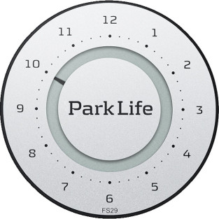 Park Life P-skive i farven: Titanium Silver fra Danske Needit - designet af John Sebastian