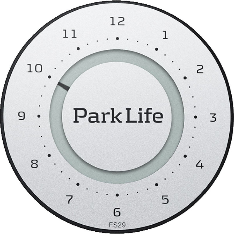 Park Life P-skive i farven: Titanium Silver fra Danske Needit - designet af John Sebastian
