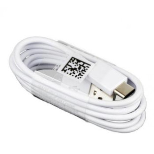 1m. hvid, ladekabel til USB-C enheder, med USB-A/USB-C stik