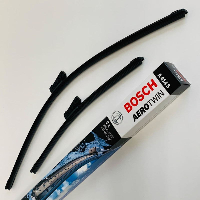A414S Bosch AeroTwin Viskerblade sæt som passer til flere forskellige biler