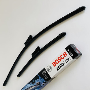 A299S Bosch AeroTwin Viskerblade sæt, 600 & 340mm lange viskere som passer til flere Fiat 500 modeller A299S Bosch AeroTwin Viskerblade sæt, 600 & 340mm lange viskere som passer til flere Fiat 500 modeller