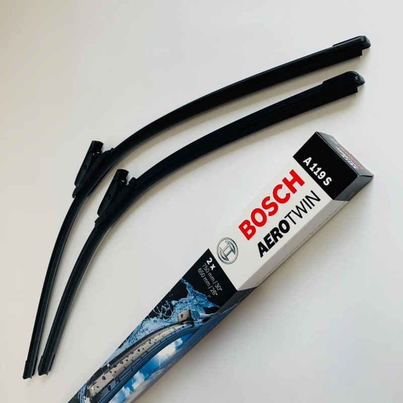 A119S Bosch AeroTwin Viskerblade sæt, 750+650mm lange viskere