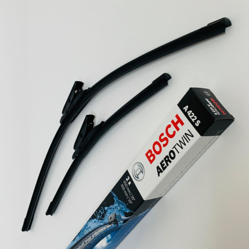 Billede af A422S Bosch Aerotwin Viskerblade / Fladblade sæt 650+400mm hos Viskerbladet.dk