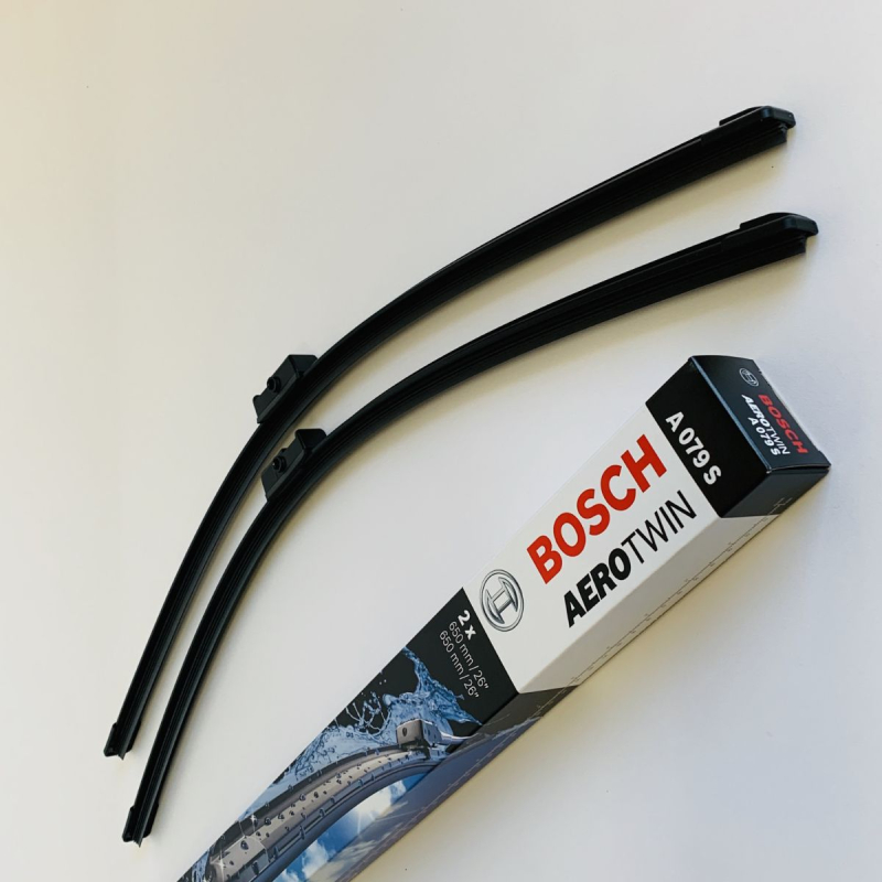 Se A079S Bosch Aerotwin Viskerblade / Fladblade sæt 650+650mm hos Viskerbladet.dk