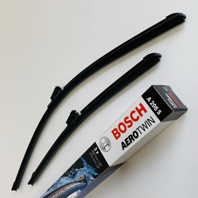 A206S Bosch AeroTwin Viskerblade sæt, 650+475mm lange viskere