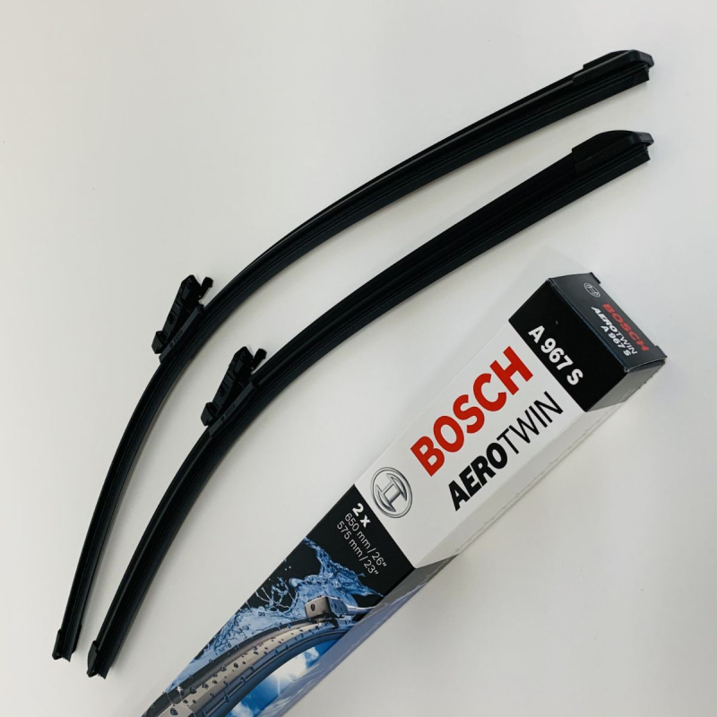 Se A967S Bosch Aerotwin Viskerblade / Fladblade sæt 650+575mm hos Viskerbladet.dk