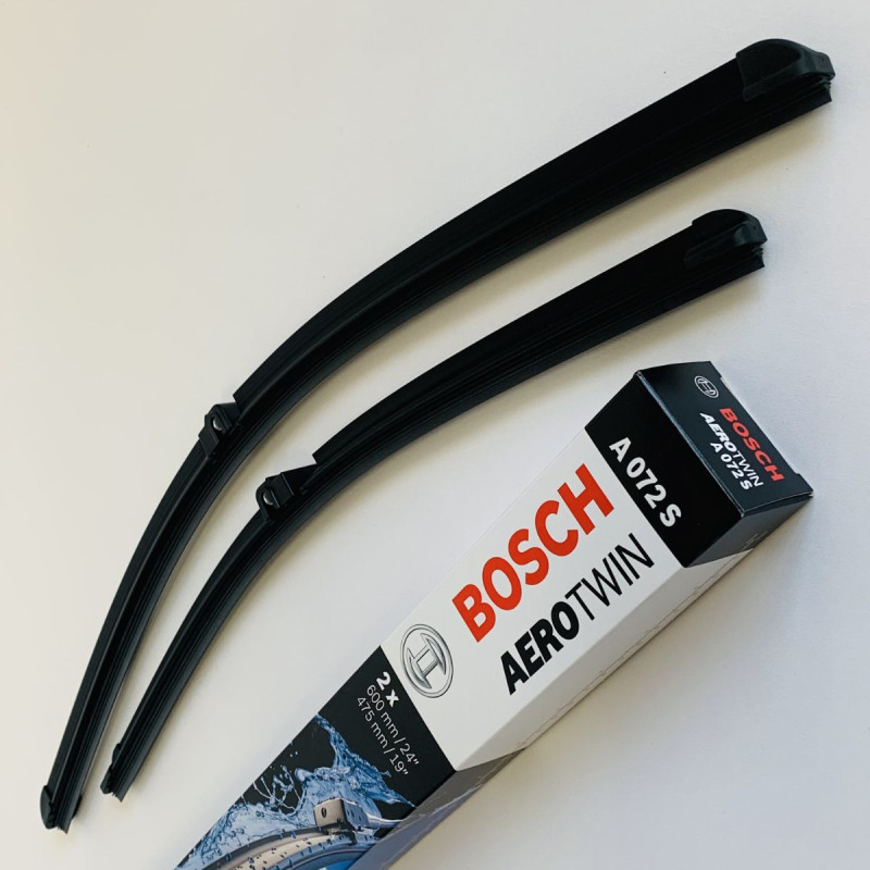 A072S Bosch AeroTwin Viskerblade sæt, 600 + 475mm lange viskere