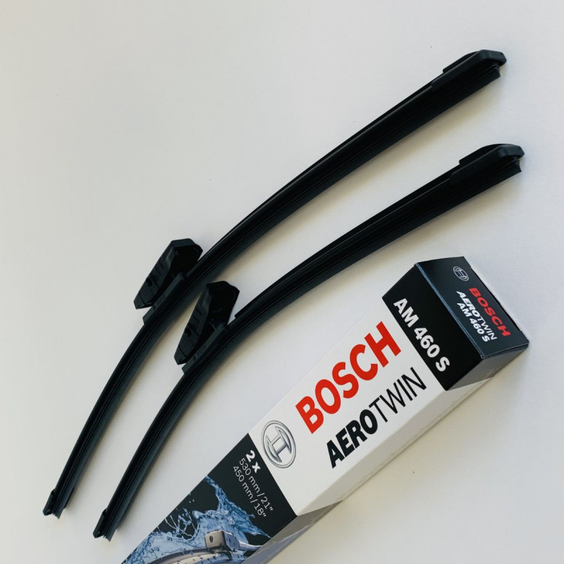 AM460S Bosch AeroTwin Viskerblade sæt, 530 + 450mm lange viskere