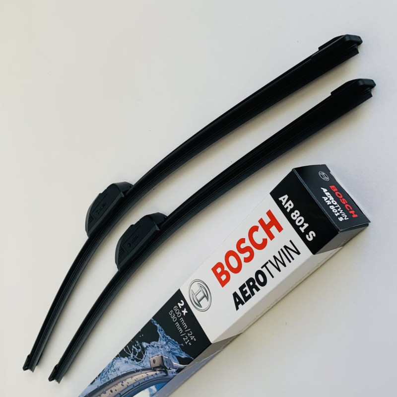 AR801S Bosch AeroTwin Viskerblade sæt, 600 + 530mm lange viskere
