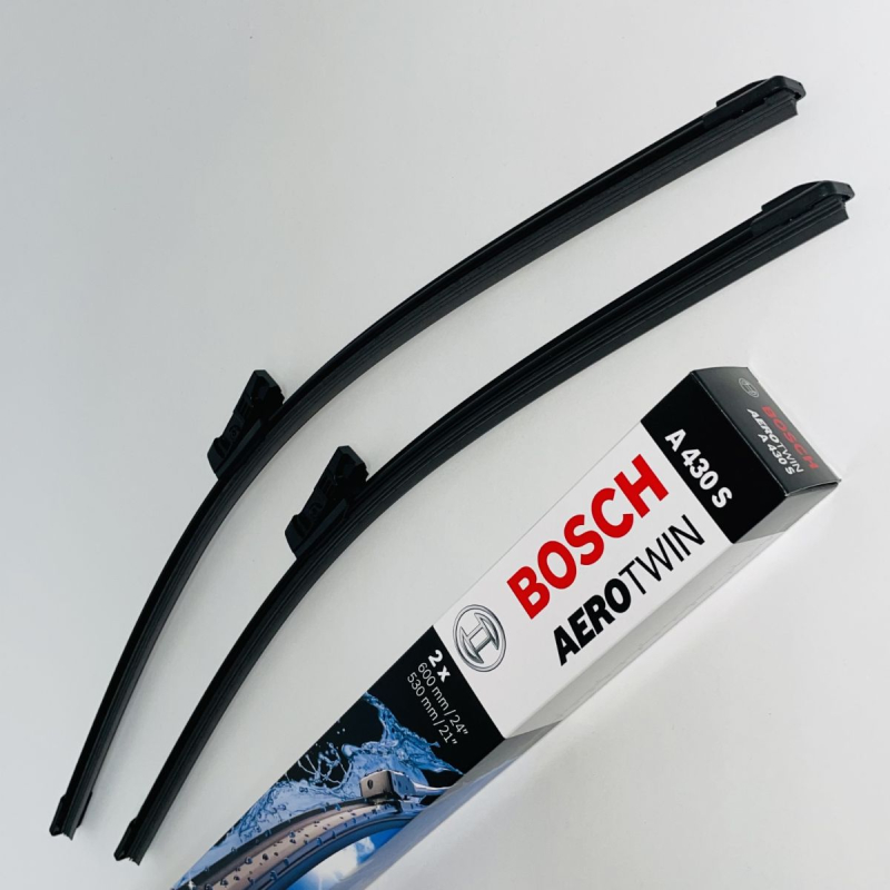 Se A430S Bosch Aerotwin Viskerblade / Fladblade sæt 600+530mm hos Viskerbladet.dk