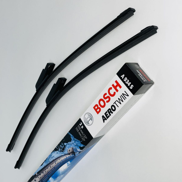 Balais D'Essuie-Glace Bosch Aerotwin A934S - Paire - Neufs (Réf. 3397118934)