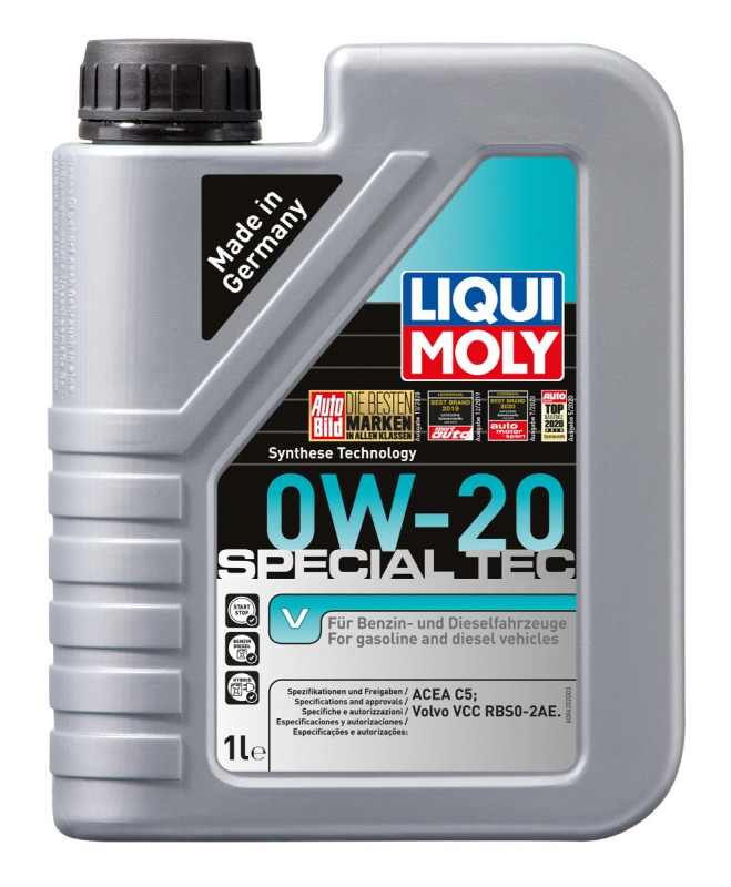 0w20 Special Tec V (Volvo Olie) fra Tyske Liqui Moly