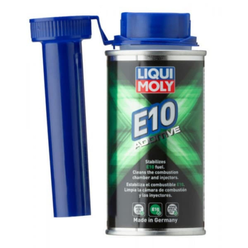 Billede af E10 Additiv, kompenserer for effekttab pga. E10 brændstof, Liqui Moly, 150ml hos Viskerbladet.dk