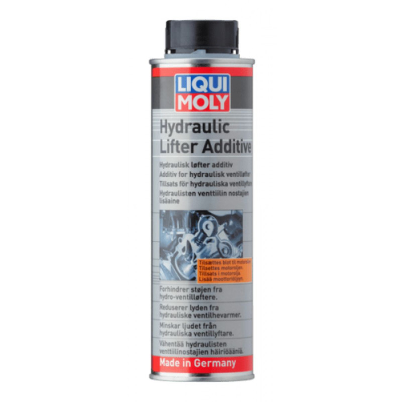 Hydraulisk ventilløfte additiv som nedsætter støjen fra ventilerne. 300ml fra Liqui Moly