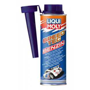 Speed tec Benzin som forbedrer din bils acceleration, flasken indeholder 250ml fra Liqui Moly