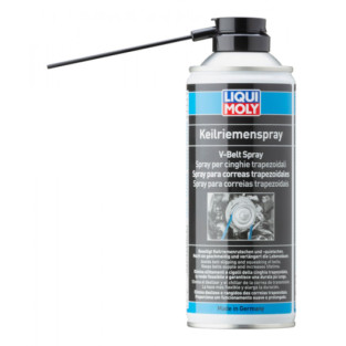 Kilerems spray 400ml fra Liqui Moly som beskytter, og minsker hyle lyde fra kile & rib remme