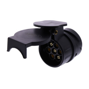 anhængerstik adaptor fra 13 polet bil til 7 polet trailer eller campingvogn  anhængerstik adaptor fra 13 polet bil til 7 polet trailer eller campingvogn