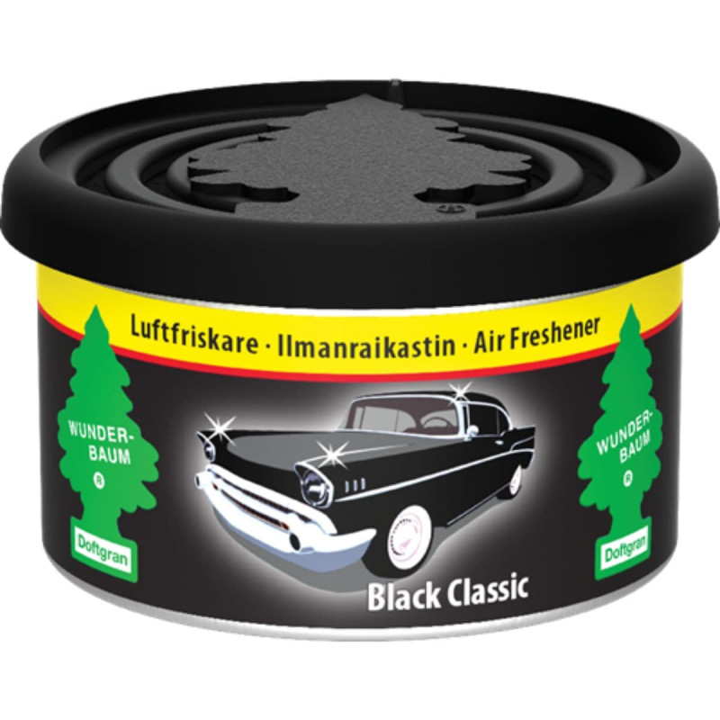 Black Classic duftdåse / Fiber Can fra Wunder-baum