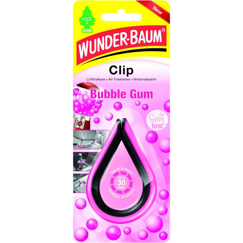 Billede af Bubble Gum dufte clip fra Wunderbaum