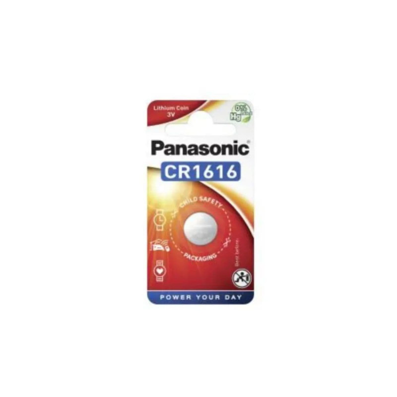 CR1616 Knapcelle batteri i blisterpakke fra Panasonic