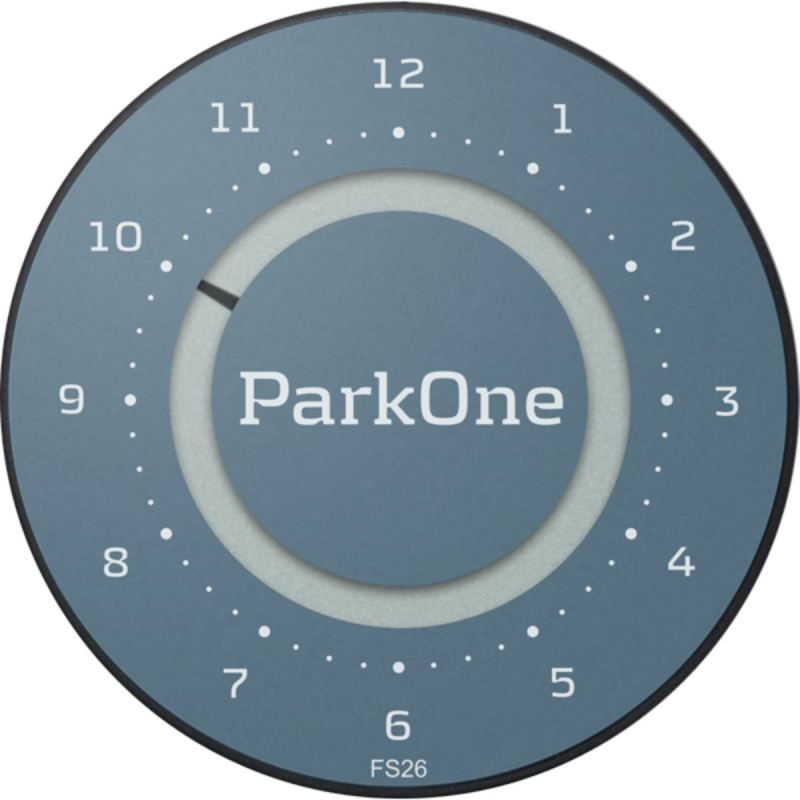 Billede af ParkOne 2 parkerings ur, Dolphin Gray (FS26) fra Needit