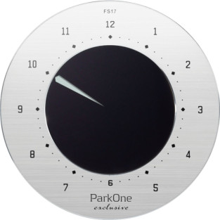 ParkOne Exclusive parkerings ur i farven Metal fra Danske Needit