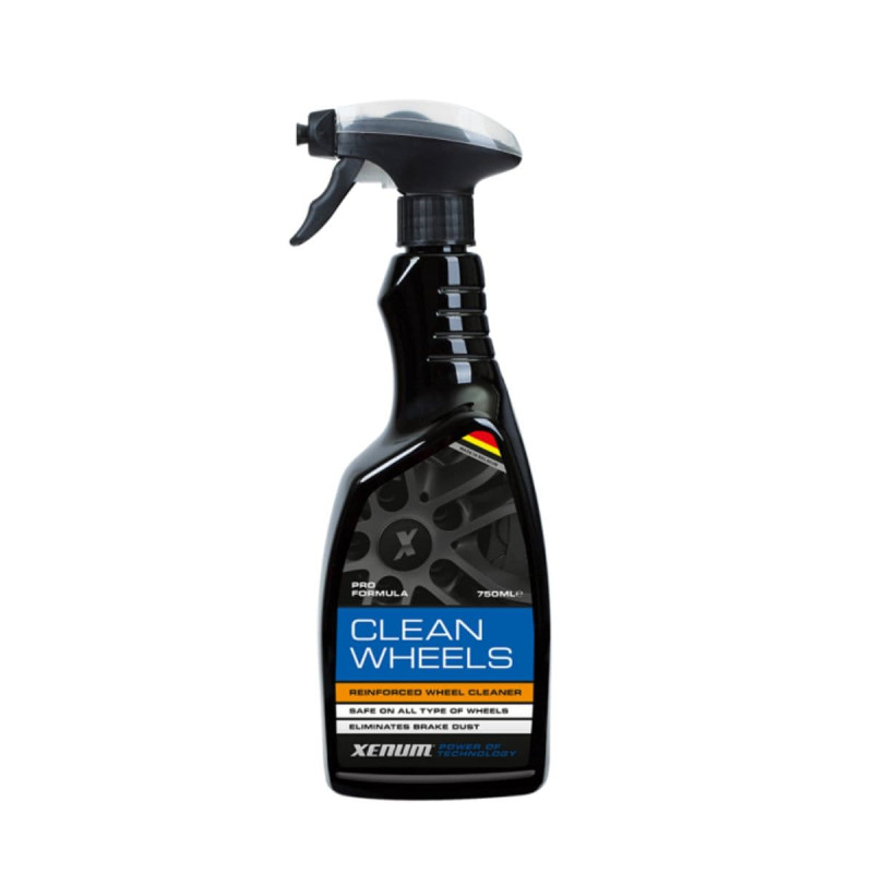 Clean wheels fælgrens på spray, 750ml fra belgiske Xenum