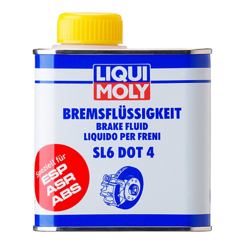 Billede af Bremsevæske SL6, DOT 4 Brake Fluid, Liqui Moly, 500ml