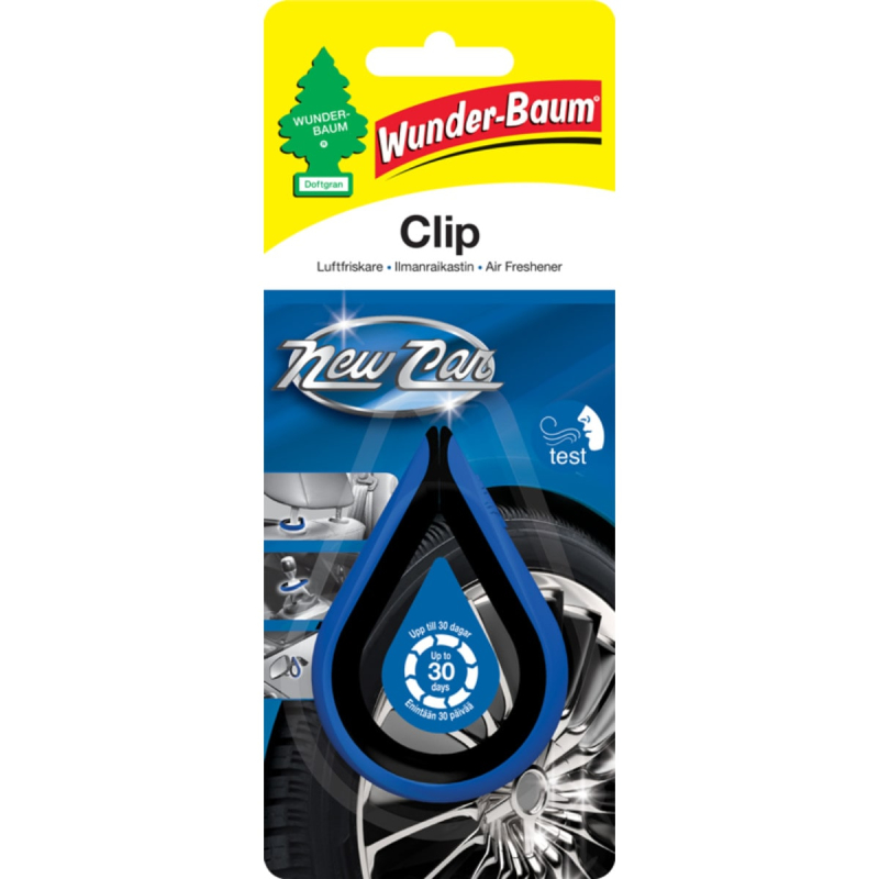 New Car Dufte Clip Fra Wunderbaum