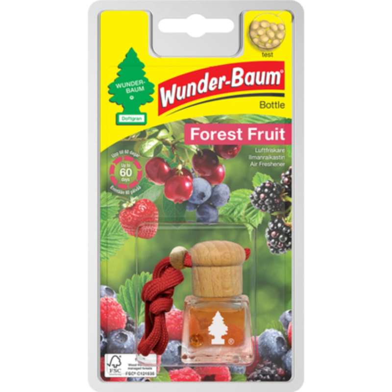 #2 - Forest Fruit luft frisker flaske / Air Freshener bottle fra Wunderbaum