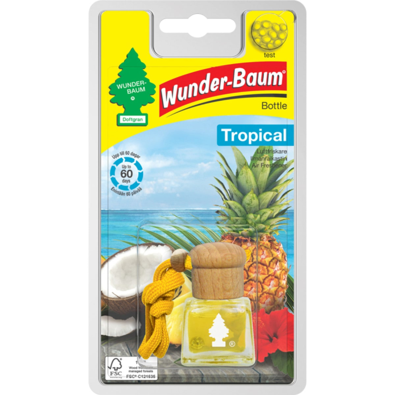 #3 - Tropical luft frisker flaske / Air Freshener bottle fra Wunderbaum