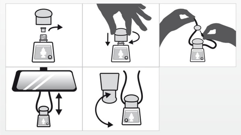 instruktion til wunderbaum duft flasker