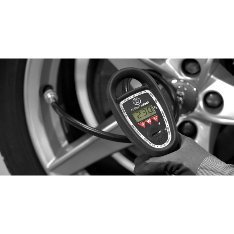 AirBoy® eXact digital pumpepistol fra JWL med QT connector & 0,5m slange