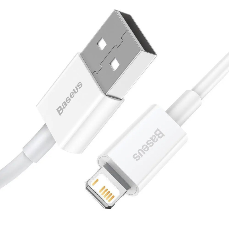 Baseus kabel, lightning og USB-A