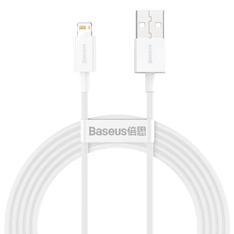 Ladekabel Til Apple Lightning Usb Datakabel Hvid