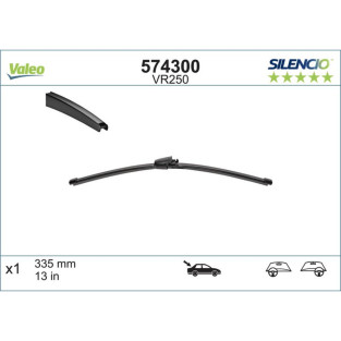 574300 / VR250 Valeo Silencio Bagrudevisker 335mm lang 574300 / VR250 Valeo Silencio Bagrudevisker 335mm lang