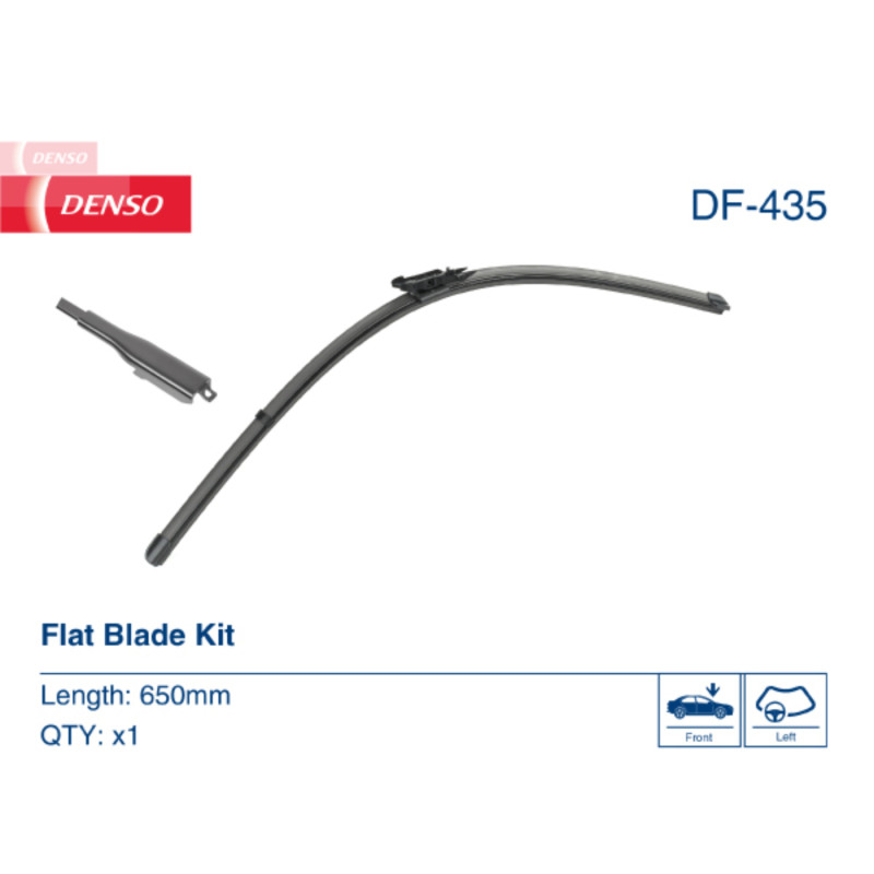 DF435000003d / DF-435 Denso forrudevisker til Citroën C1, Peugeot 108 & Toyota Aygo alle fra årg. 6/2014 og frem