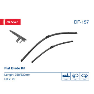 DF 157 Denso Viskerblade / Fladblades / Vinduesvisker sæt til BMW i3