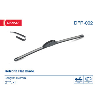 DFR0020000NB / DFR-002 Denso viskerblad / fladblade 45cm lang ( hook montering )