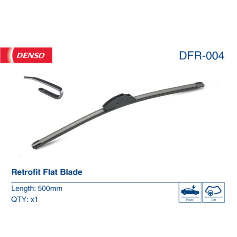 DFR0040000NB / DFR-004 Denso viskerblad / fladblade 50cm lang ( hook montering )