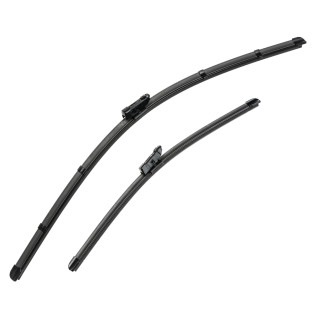 DF-077 Denso fladblade, viskerblade / vinduesvisker sæt som passer til mange forskellige VW modeller, samt flere andre