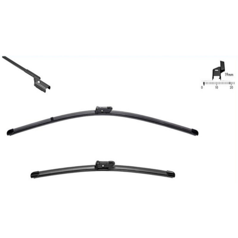 VF886 Valeo Silencio Viskerblade sæt, 750+700mm lange viskere