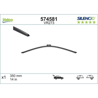 574581 / VR273 Valeo Silencio Bagrudevisker, 350mm lang, passer til BMW X1 & X2 m.fl.