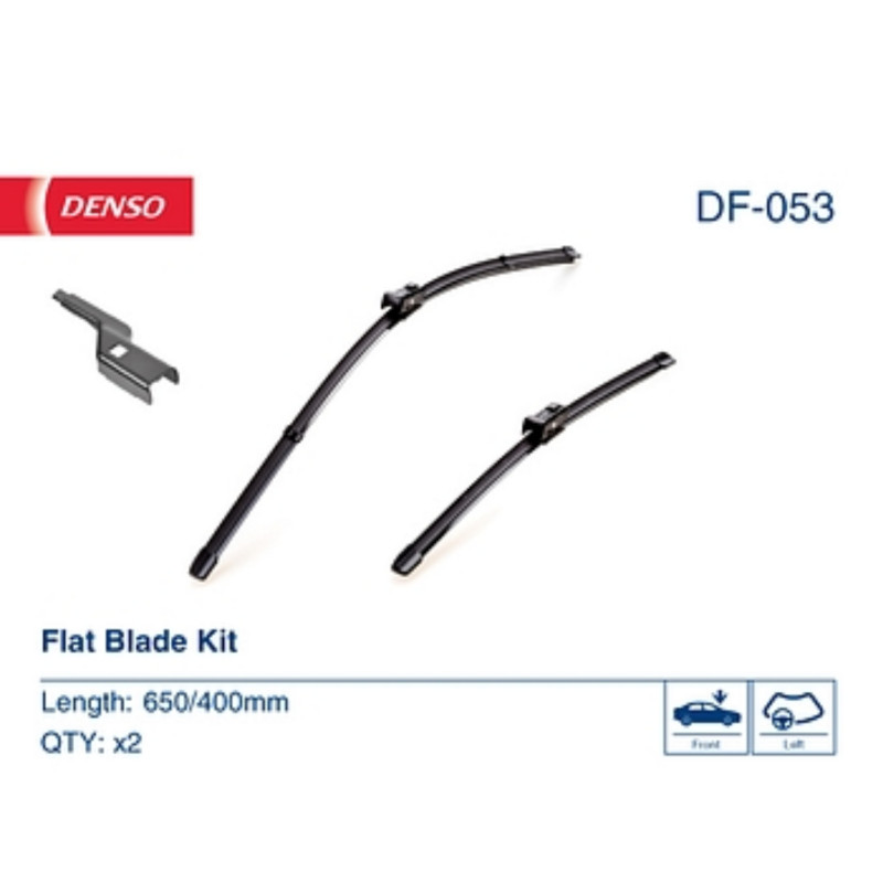 DF 053 Denso Viskerblade / Fladblades / Vinduesvisker sæt til Toyota Avensis T27
